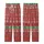 Festive Winter Design: Fair Isle Nordic Reindeer & Snowflake Print - Seamless Holiday Motif Kid Satin Pajamas Set - 3