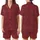 Women's Pure Silk Sleep Set: Burgundy & Crimson Geometric Lattice Loungewear Satin Short-Sleeve Pajamas Set - CBdbDv-GJL