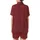Women's Pure Silk Sleep Set: Burgundy & Crimson Geometric Lattice Loungewear Satin Short-Sleeve Pajamas Set - PNGvBgdHqe