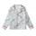 Fantasy Lover's Flat Cartoon Unicorn Pastel Rainbow Seamless Pattern Kid Satin Pajamas Set - 2