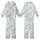Fantasy Lover's Flat Cartoon Unicorn Pastel Rainbow Seamless Pattern Kid Satin Pajamas Set - 1