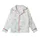 Bridesmaids Hydrangea Floral Notched Collar Rayon Sleep Ensemble - Wedding Party Getting Ready Kid Satin Pajamas Set - 2