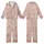 Little One's Whimsical Chalk Drawing Pajamas: Rocket Star Truck Design - Champagne Blush Satin Sleep Set Kid Satin Pajamas Set - OBYcRS-eZ3