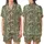 Women's Abstract Botanical Leaf Pattern Linen Sleep Set: Serene Organic Sage Green Loungewear Satin Short-Sleeve Pajamas Set - nW0EvJ8a0K