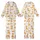 Golden Retriever Dog Lover's Cheerful Puppy & Adult Vector Pattern Soft Sleepwear Ensemble Kid Satin Pajamas Set - qVvLFUcTwr