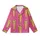 Indian Cotton Women's Fuchsia Pink Hand Block Print Tiger Stripe Pajamas Set Kid Satin Pajamas Set - 2