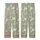 Bridesmaid & Bridal Party Personalized Sage Green Rose Print Satin Long Sleeve Pants Pajamas Set Kid Satin Pajamas Set - 34rdOAKNK8