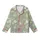Bridesmaid & Bridal Party Personalized Sage Green Rose Print Satin Long Sleeve Pants Pajamas Set Kid Satin Pajamas Set - UB79H1VGjd