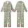 Bridesmaid & Bridal Party Personalized Sage Green Rose Print Satin Long Sleeve Pants Pajamas Set Kid Satin Pajamas Set - ZVmTYJXkPI