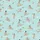Women's Flat Illustrative Aqua Ocean Surfer Satin 2-Piece Sleep Set Kid Satin Pajamas Set - 4