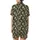 Adult Flannel Pajama Pants: Abstract Organic Camouflage Design with Deep Pockets Satin Short-Sleeve Pajamas Set - 3