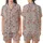 Whimsical Style Adorers' Cute Autumn Woodland Animals Flat Graphic on Pale Lavender-Grey with Terracotta Ochre Dusty Rose Leaves Satin Short-Sleeve Pajamas Set - 1