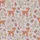 Whimsical Style Adorers' Cute Autumn Woodland Animals Flat Graphic on Pale Lavender-Grey with Terracotta Ochre Dusty Rose Leaves Satin Short-Sleeve Pajamas Set - 4