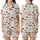 Dog Lovers' Whimsical Whippet Geometric Dino Spike Muted Red-Brown Espresso Pattern Satin Short-Sleeve Pajamas Set - P7-6If-G-1