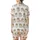 Women's Soft Polycotton Pajama Set: Playful Blenheim Cavalier King Charles Dog Design Satin Short-Sleeve Pajamas Set - 3