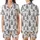 Family Christmas: Hand-Sketched Rustic Tree Pattern – Vintage Pen & Ink Wearable Art Satin Short-Sleeve Pajamas Set - 1