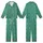 Women's Emerald Velvet Kimono Style Art Deco Geometric Teal Pattern Loungewear Sleep Set Kid Satin Pajamas Set - 1