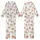 Women's Soft Polycotton Pajama Set: Playful Blenheim Cavalier King Charles Dog Design Kid Satin Pajamas Set - 1