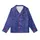 Ladies' Royal Blue Velvet Pajamas: Cobalt Organic Flowing Pattern Long Jacket Set Kid Satin Pajamas Set - qL3bkb9-K3