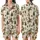 Dinosaur Lover: Playful Cowboy T-Rex Christmas - Cactus, Poinsettia & Candy Cane Pattern Satin Short-Sleeve Pajamas Set - 0uLzGD3M7a
