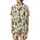 Dinosaur Lover: Playful Cowboy T-Rex Christmas - Cactus, Poinsettia & Candy Cane Pattern Satin Short-Sleeve Pajamas Set - rG1mLJfAKe