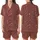 Newlyweds' Whimsical Hand-Drawn Merry & Married Christmas & Wedding Pattern on Muted Brick Red Satin Short-Sleeve Pajamas Set - 1