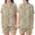 Bridal Party Satin Sleep Set: Bow Tie Tank with Organic Botanical Pattern Kid Satin Pajamas Set - cK3QIlWNog