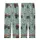 Christmas Fans' Muted Teal Rustic Illustrative Monster Truck Snowy Pine Tree Pattern Kid Satin Pajamas Set - 3
