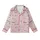 Women's Pastel Pink 30-Day Goal Pajamas: Minimalist Script Grid Sleep Set Kid Satin Pajamas Set - 2