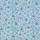 Nature Lovers' Powder Blue Delicate Floral Vine Chocolate Brown Cyan Botanical Pattern Satin Short-Sleeve Pajamas Set - 4