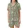 Bridesmaid & Bridal Party Personalized Sage Green Rose Print Satin Long Sleeve Pants Pajamas Set Satin Short-Sleeve Pajamas Set - ZzLKdr71rH