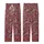 Women's Long Indian Block Print Pajama Set: Crimson Peacock & Botanical Organic Cotton Sleepwear Kid Satin Pajamas Set - ODWiufU_Pj