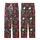Festive Spirit: Scattered Candy Cane Gingerbread Mug Snowflake Pattern - Flat Graphic Print Kid Satin Pajamas Set - sTbu0jw7uB