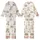 Cozy Dreamer's Fuzzy Teddy Bear Pajamas: Hand-Drawn Crochet Style Pattern - Sleep Set Kid Satin Pajamas Set - 1