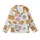 Pancakes & Pajamas Whimsical Golden Breakfast Food & Aqua Pink Confetti Pattern Sleep Set Kid Satin Pajamas Set - f-AddlGwrB
