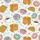 Pancakes & Pajamas Whimsical Golden Breakfast Food & Aqua Pink Confetti Pattern Sleep Set Kid Satin Pajamas Set - 4