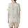 Cozy Loungers' Intricate Cream Cable Knit & Scattered Red Cherry Print Fleece Sleep Set Satin Short-Sleeve Pajamas Set - 3