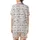 Holiday Enthusiasts' Festive Script Bold Serif Words Minimalist Icons Red Green Black White Pattern Satin Short-Sleeve Pajamas Set - 3