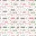 Holiday Enthusiasts' Festive Script Bold Serif Words Minimalist Icons Red Green Black White Pattern Satin Short-Sleeve Pajamas Set - 4