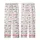 Holiday Enthusiasts' Festive Script Bold Serif Words Minimalist Icons Red Green Black White Pattern Kid Satin Pajamas Set - 3