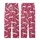 Greyhound Lovers' Fuchsia Pink Abstract Greyhound Folk Art Floral Geometric Repeat Kid Satin Pajamas Set - 3
