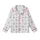 New Parents' Minimalist Romper & Sewing Motif Pattern Print Satin Short-Sleeve Pajamas Set - 2