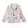 Dreamers' Seamless Whimsical Indigo Blue Moon Golden Star Sleeping Animals Pattern Kid Satin Pajamas Set - 2