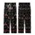 Bridesmaid Black Satin Pajamas -  Monogram Wedding Party Sleepwear Set Kid Satin Pajamas Set - 3