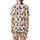Dachshund Lovers' Whimsical Christmas Dachshunds Red Santa Hat Sweater Green Yellow Gifts HO-HO-HO Pattern Satin Short-Sleeve Pajamas Set - 3