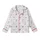 DIY Pajamas Set Pattern PDF: Pale Pink Stripes, Sewing Needles, Stars & Zzz Motifs Kid Satin Pajamas Set - 2