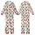 Dachshund Lovers' Whimsical Christmas Dachshunds Red Santa Hat Sweater Green Yellow Gifts HO-HO-HO Pattern Kid Satin Pajamas Set - 1
