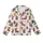 Dachshund Lovers' Whimsical Christmas Dachshunds Red Santa Hat Sweater Green Yellow Gifts HO-HO-HO Pattern Kid Satin Pajamas Set - 2