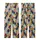 Earthy Aesthetic Enthusiasts' Organic Abstract Layered Shapes Muted Sage Green Pale Blue-Grey Design Kid Satin Pajamas Set - 3