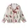 Winter Season Lovers' Rustic Beige Red Plaid Animal Forest Muted Pine Tree Snowflake Pattern Kid Satin Pajamas Set - HJxsWZaP0D